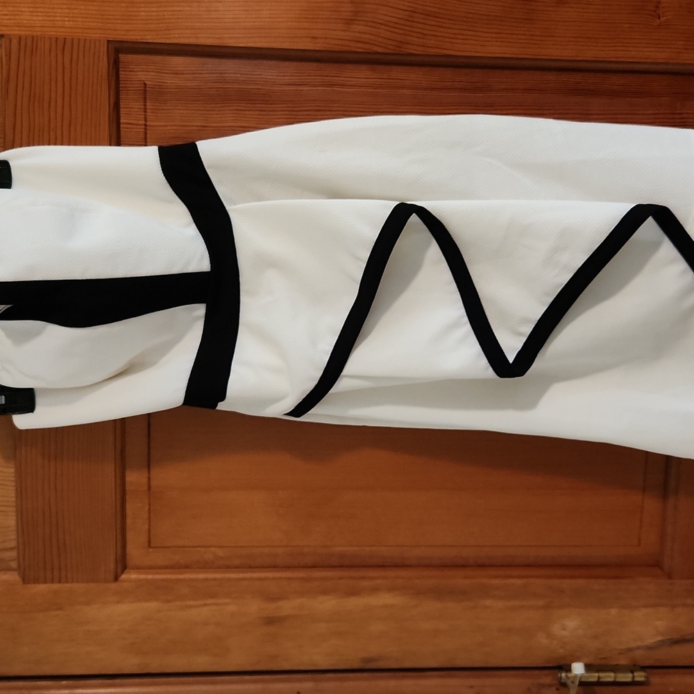 Elegant Black and White Dress